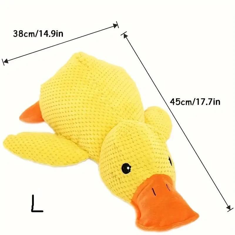 Plush Dog Toy Quacking Sound Lightweight Machine Washable