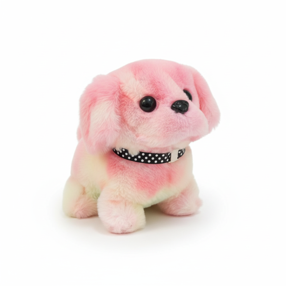 Plush Dog Toy Touch-Activated Walking & Barking Battery-Powered