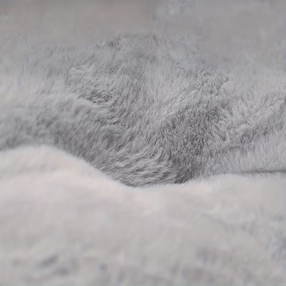 Plush Donut Nest Pet Bed (Removable Washable Mat)