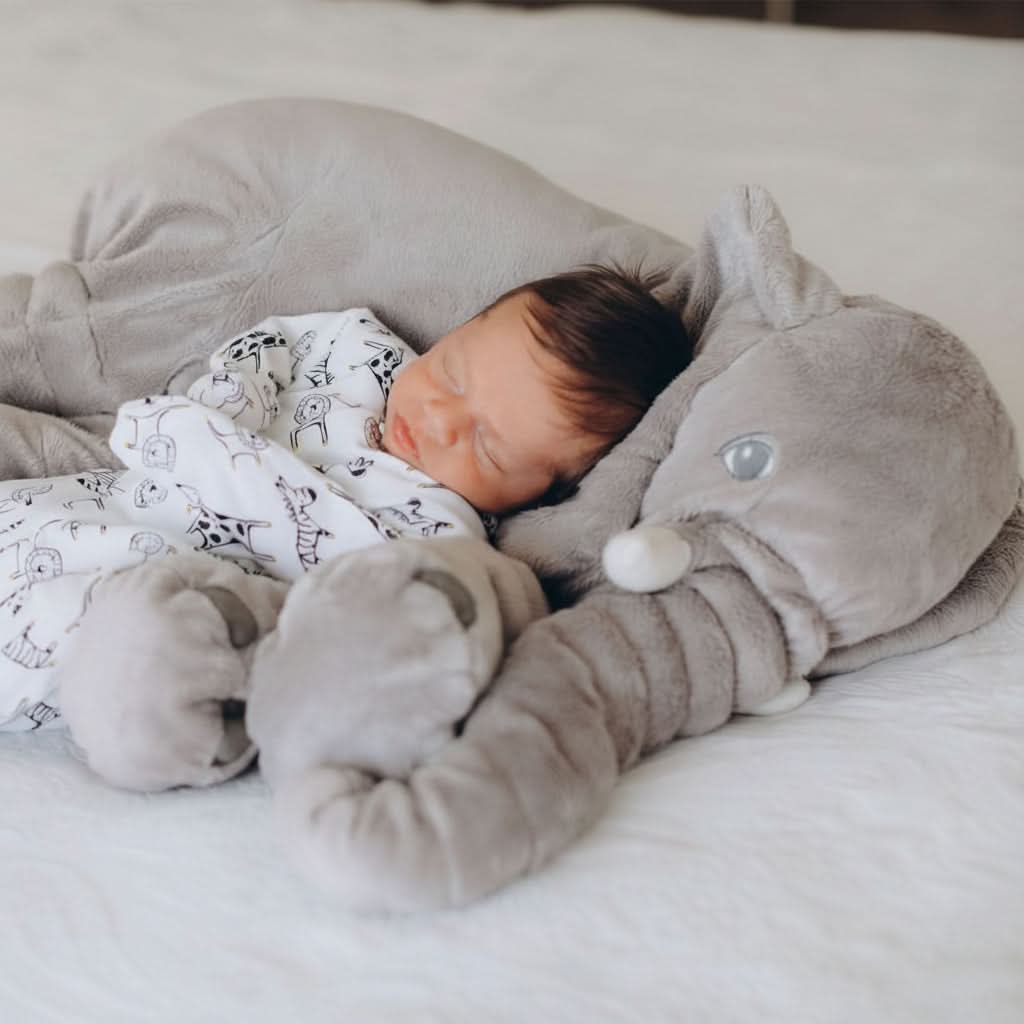 Plush Elephant Pillow Ultra-Soft & Shape-Retaining