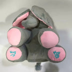 Plush Elephant Toy Foot-Activated Buttons & Animated Ears