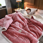 Plush Fleece Blanket Velvet-Like Machine Washable & Durable
