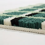 Plush Flocked Anti-Slip Bath Mat (Machine-Washable)