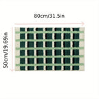 Plush Flocked Anti-Slip Bath Mat (Machine-Washable)