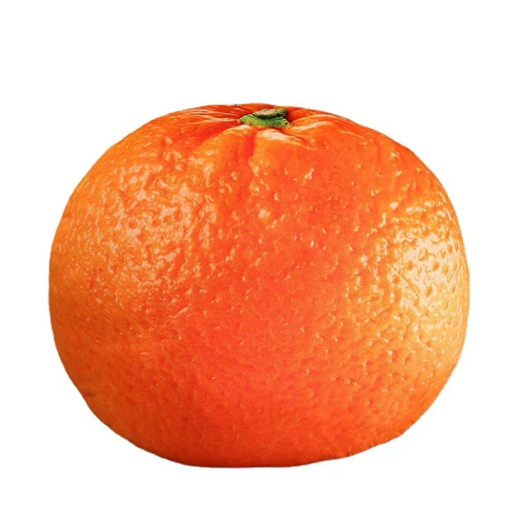 Plush Fruit Cushion Lifelike Design Washable