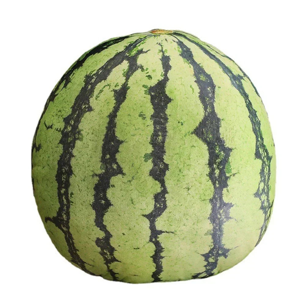 Plush Fruit Cushion Lifelike Design Washable
