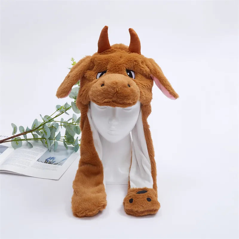 Plush Hat Press To Activate Moving Ears
