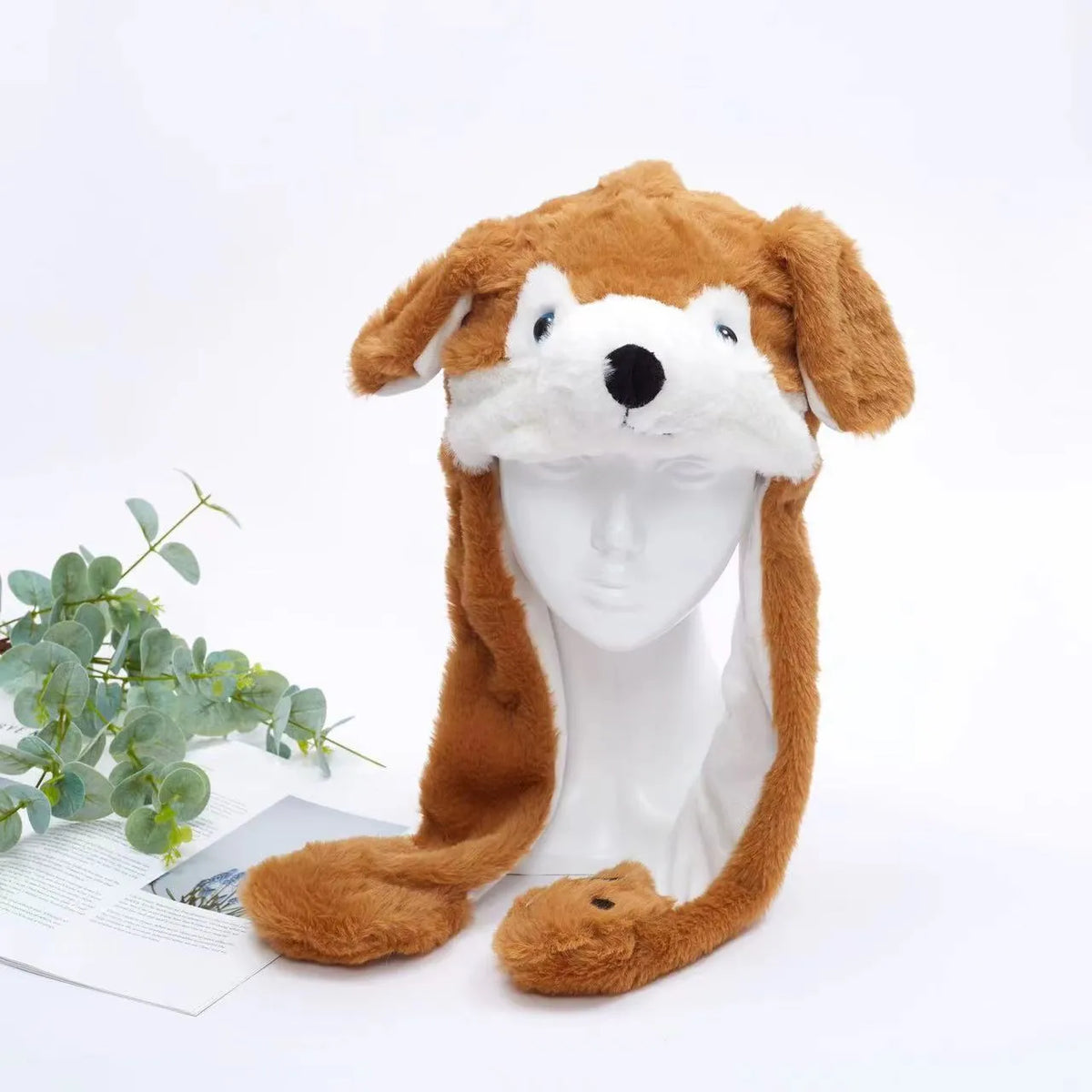 Plush Hat Press To Activate Moving Ears