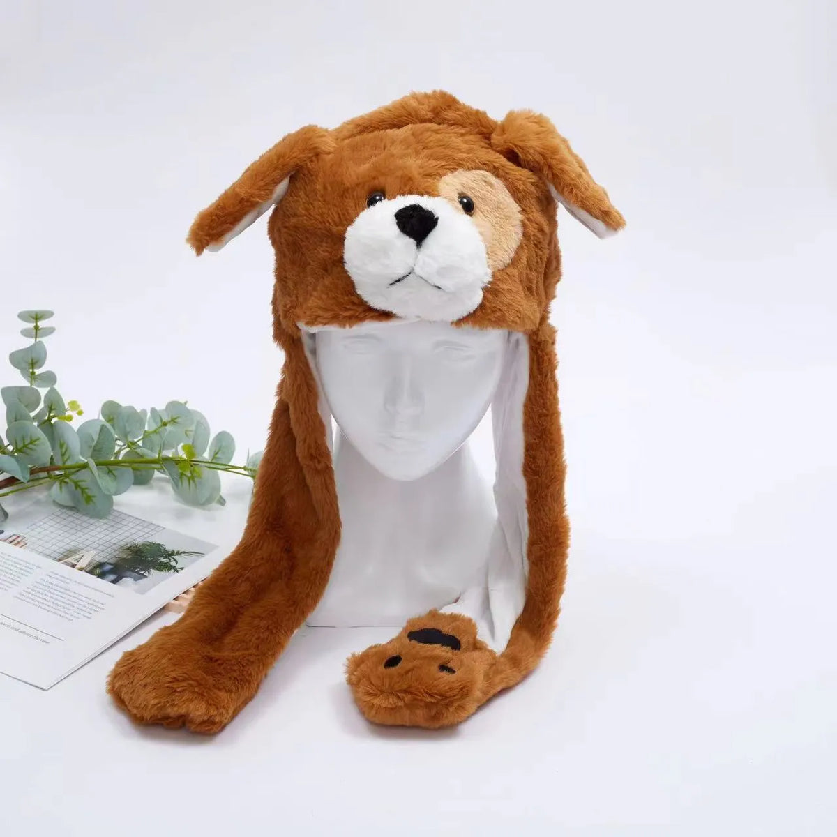 Plush Hat Press To Activate Moving Ears