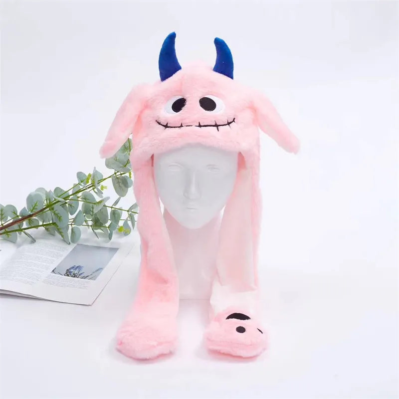 Plush Hat Press To Activate Moving Ears