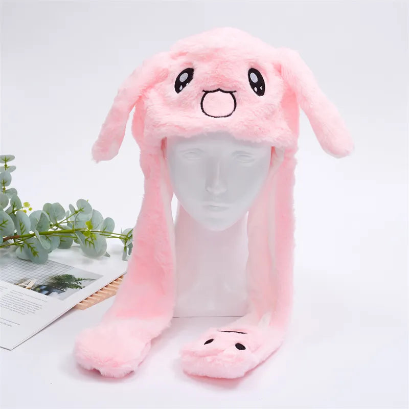 Plush Hat Press To Activate Moving Ears