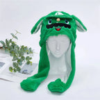 Plush Hat Press To Activate Moving Ears