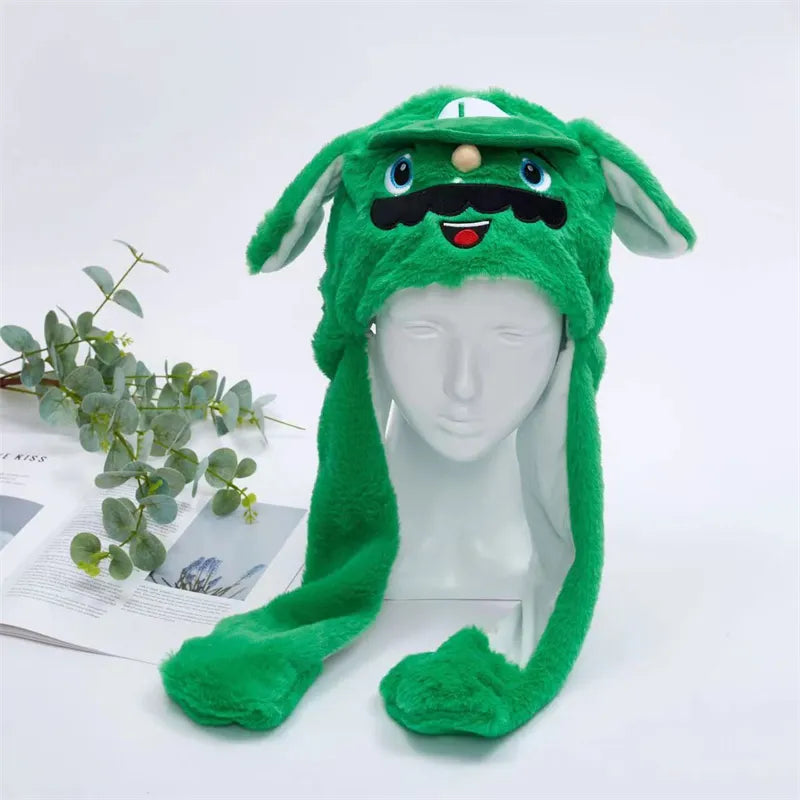 Plush Hat Press To Activate Moving Ears