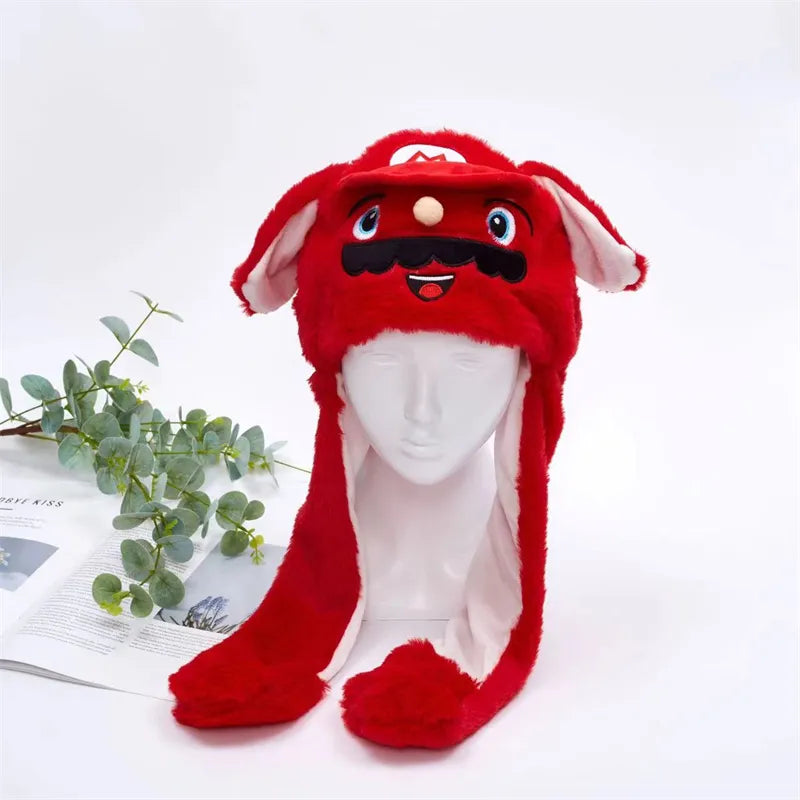 Plush Hat Press To Activate Moving Ears