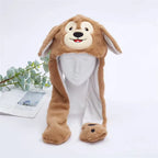 Plush Hat Press To Activate Moving Ears