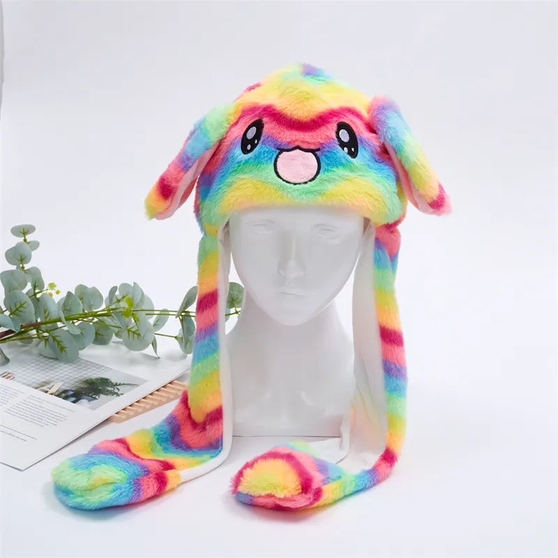 Plush Hat Press To Activate Moving Ears