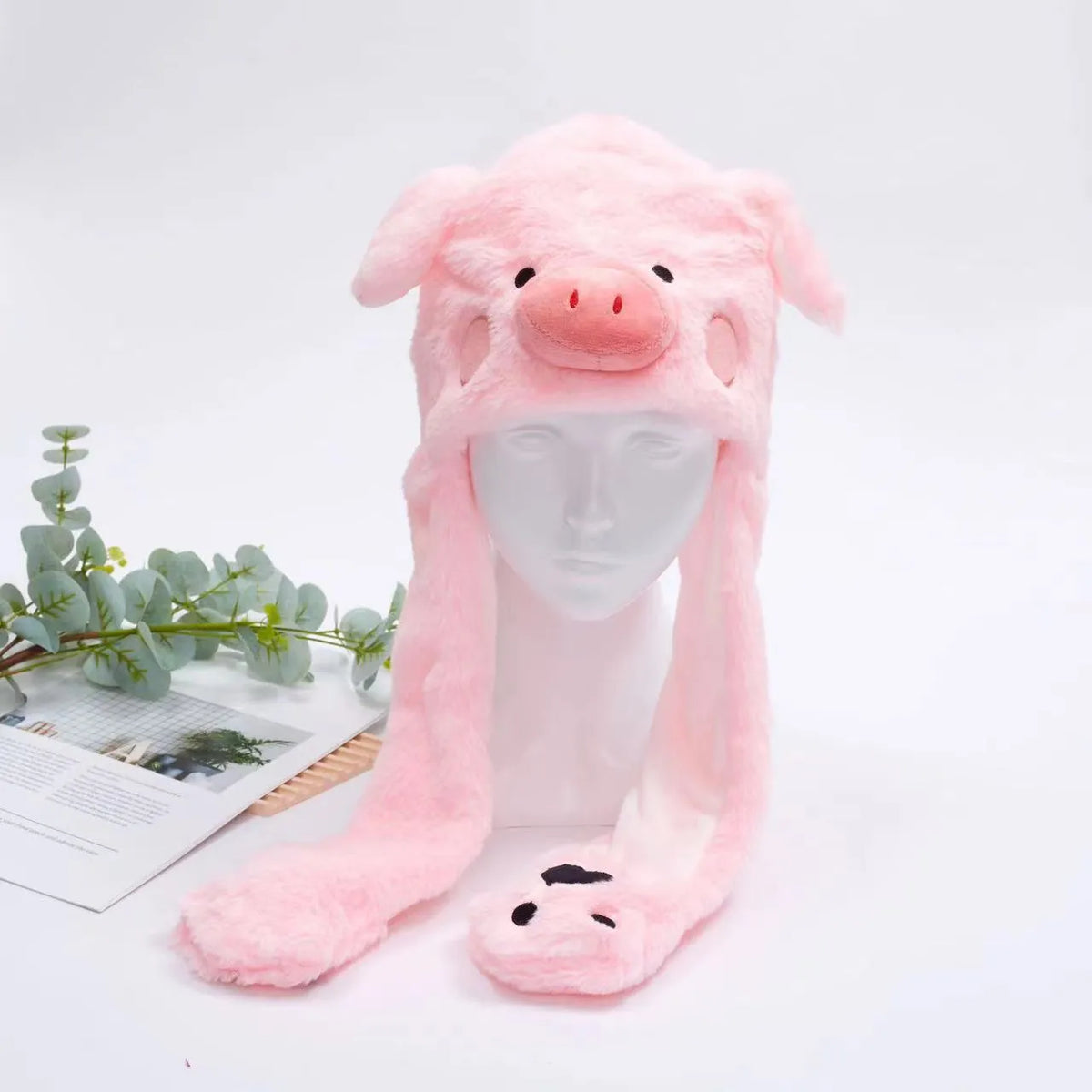 Plush Hat Press To Activate Moving Ears
