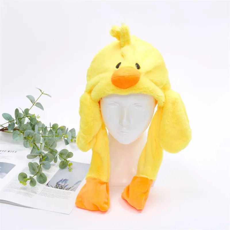 Plush Hat Press To Activate Moving Ears