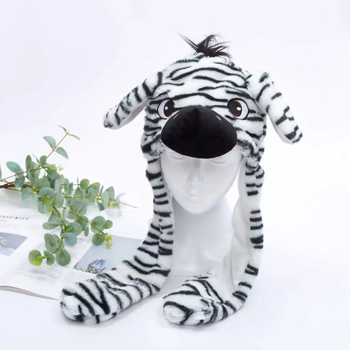 Plush Hat Press To Activate Moving Ears
