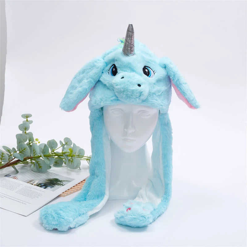 Plush Hat Press To Activate Moving Ears