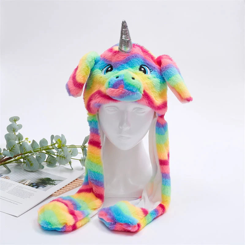 Plush Hat Press To Activate Moving Ears