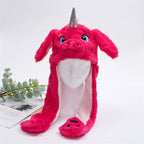 Plush Hat Press To Activate Moving Ears