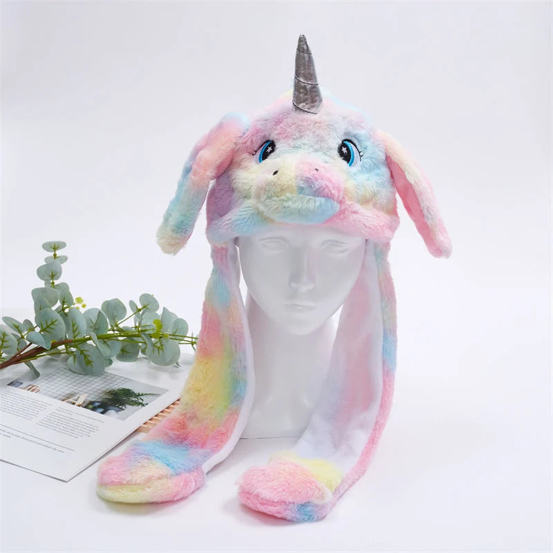 Plush Hat Press To Activate Moving Ears