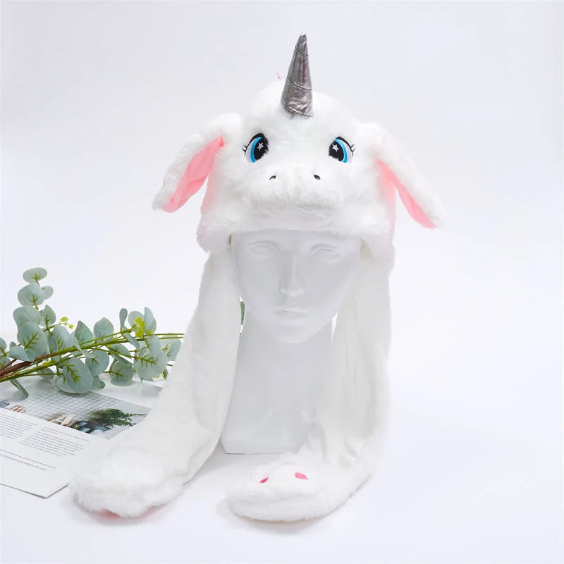 Plush Hat Press To Activate Moving Ears