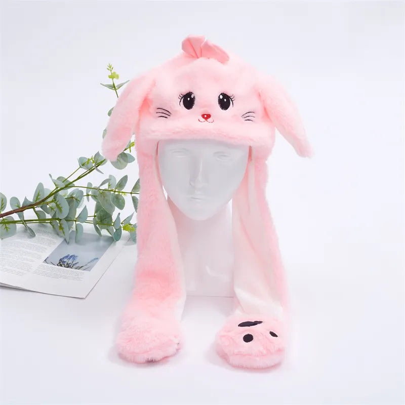 Plush Hat Press To Activate Moving Ears