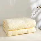 Plush Jacquard Floral Microfiber Throw Blanket