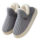 Plush Lined Memory Foam Non-Slip House Slippers