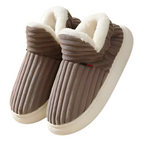 Plush Lined Memory Foam Non-Slip House Slippers