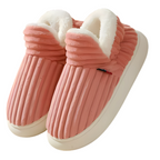 Plush Lined Memory Foam Non-Slip House Slippers