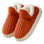Plush Lined Memory Foam Non-Slip House Slippers