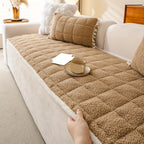 Plush Microfiber Anti-Slip Sofa Cover (Pet-Friendly)