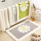 Plush Microfiber Non-Slip Bath Mat (Machine Washable)