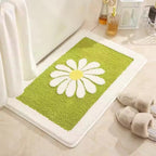 Plush Microfiber Non-Slip Bath Mat (Machine Washable)