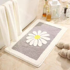 Plush Microfiber Non-Slip Bath Mat (Machine Washable)