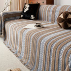 Plush Microfiber Non-Slip Pet-Scratch Resistant Sofa Cover Blanket