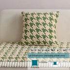 Plush Microfiber Ruffle-Trim Non-Slip Sofa & Cushion Cover (Machine Washable)