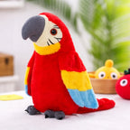 Plush Parrot Voice Repeater Child-Safe