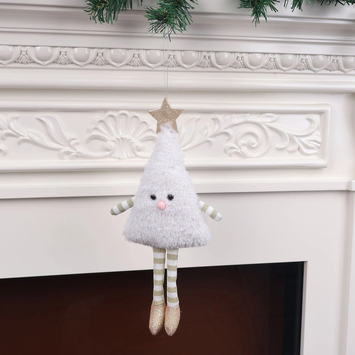 Plush Pastry Figurine Icing Detail & Berry Applique