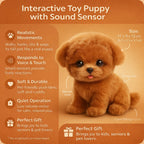 Plush Puppy Interactive Walking & Barking Quiet Operation