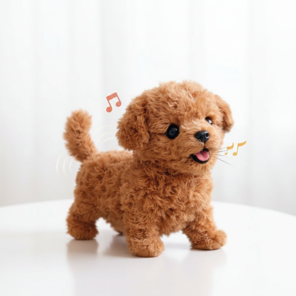 Plush Puppy Touch-Activated Walking & Barking