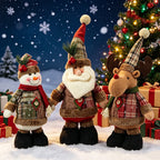 Plush Reindeer Soft Child-Safe Filling Scarf & Hat