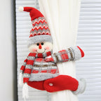 Plush Reindeer Soft Plush Antlers & Red-Gray Cardigan