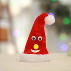 Plush Santa Figure Soft Fabric Jingle Bells
