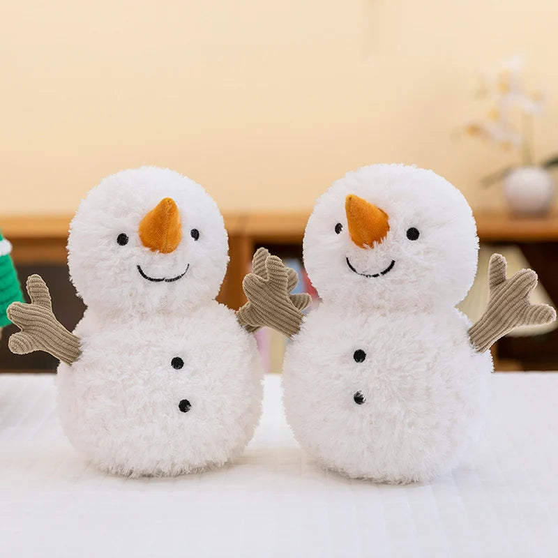 Plush Snowman Soft Cuddly Scarf & Hat 25cm