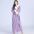 Plush Super-Absorbent Long Hooded Robe