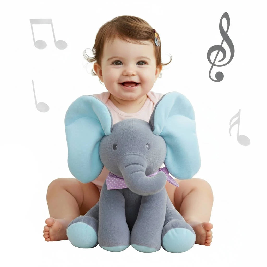 Plush Toy Foot-Activated Animated Ears & Songs